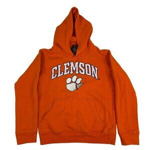 Gen 2 Men's Clemson Tigers Football Hoodie S Orange White Polyester Cotton Fall